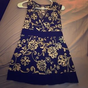 Green & Black blouse